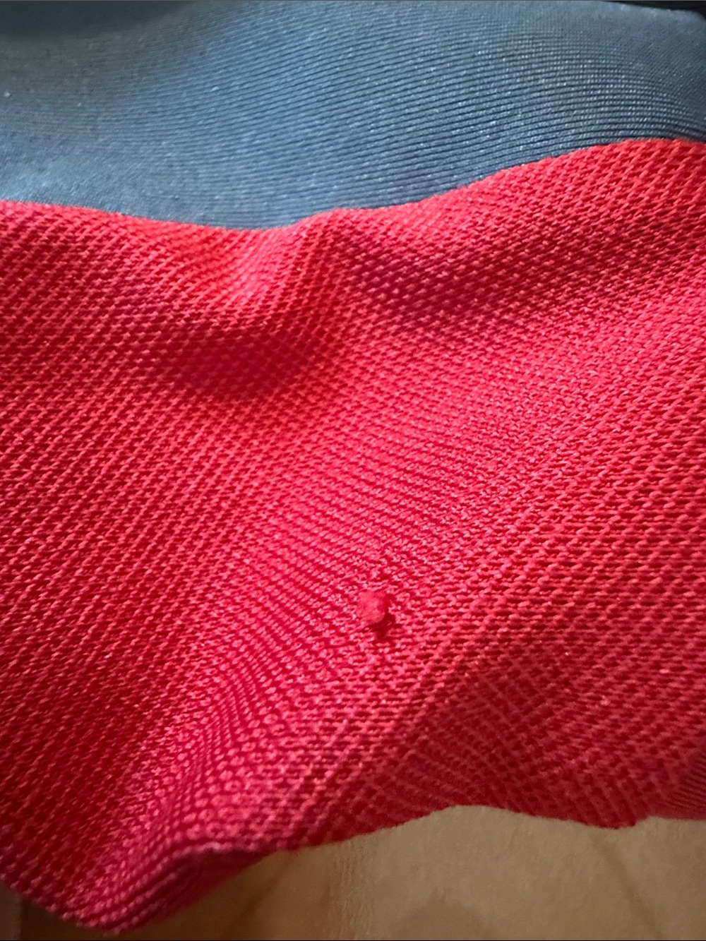 Men's Red and Gray Antigua Quarter-Zip Performance Sweatshirt L - Picture 3 of 4